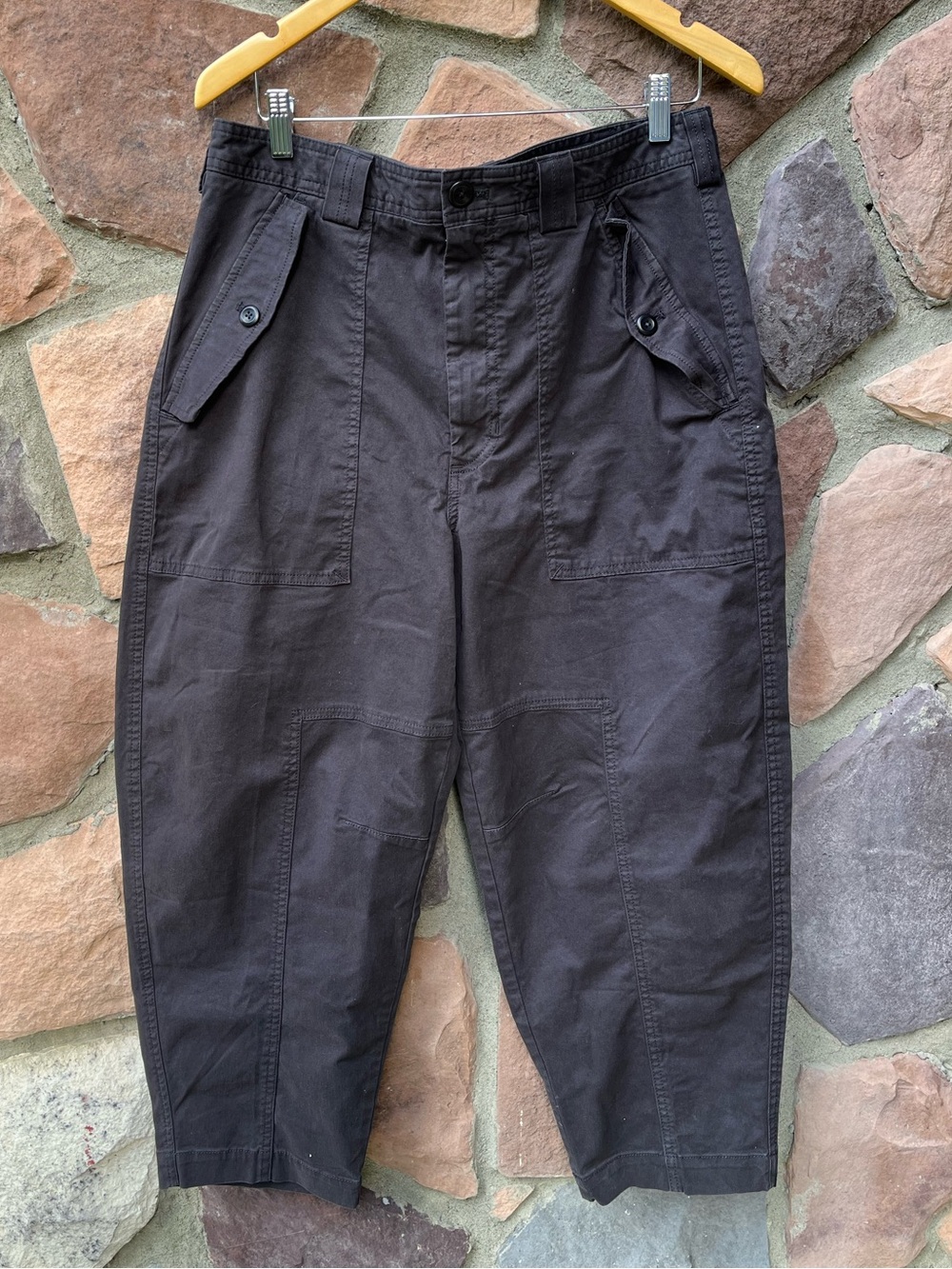 Banana Republic Cotton Twill Barrel Pant
